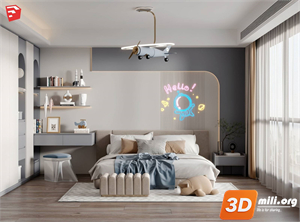 Children Room Scenes Skp FIles 